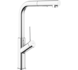 Torneira monocomando de cozinha com bica extraível